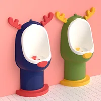 Cartoon Baby Toilet Urinal Boy Wall-mounted Adjustable Urinal Deer-shaped Boy Standing Toilet Training Urinal Easy To Clean 1