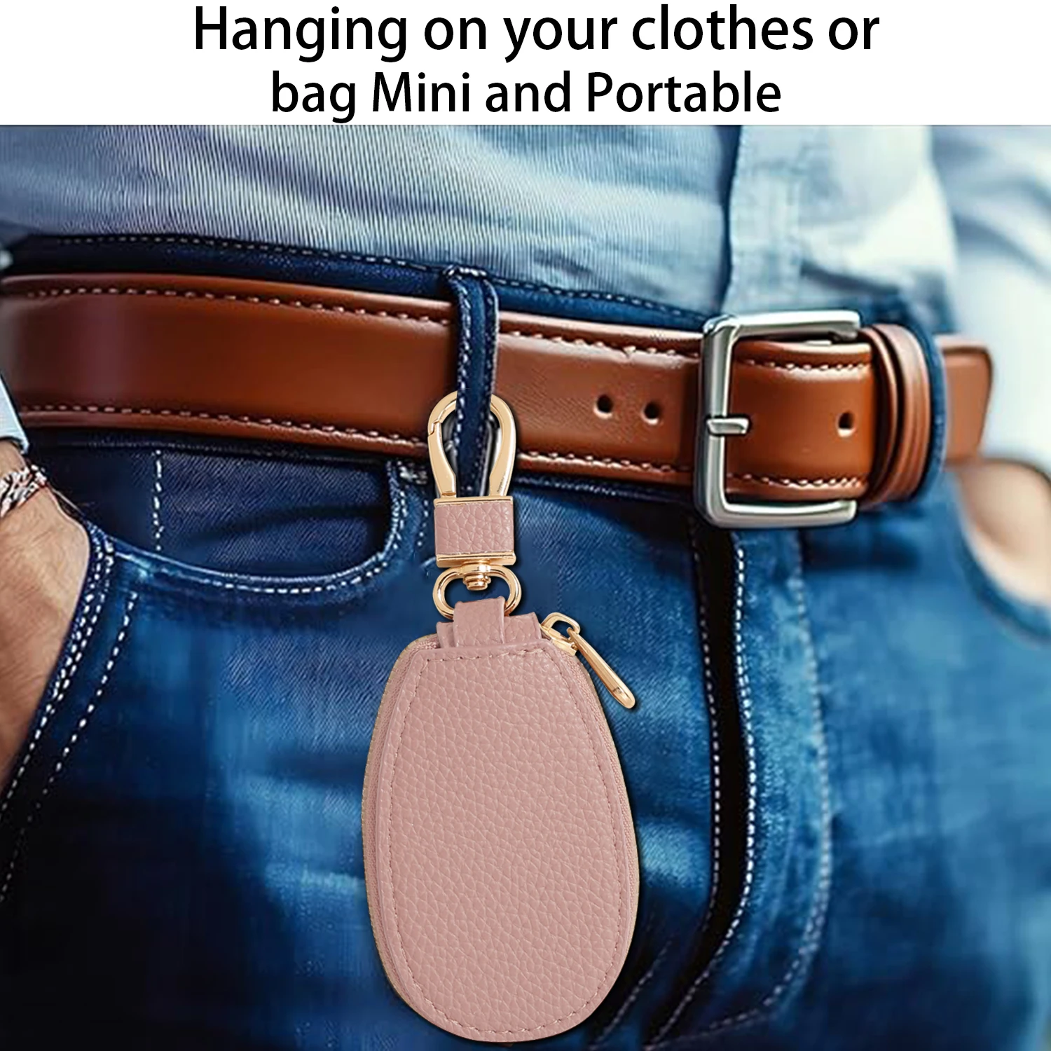 Compact Fashion Key Pouch - Stylish and Creative Hanging Ornament