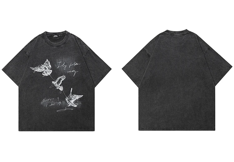 Flying Birds Graphic T-Shirt 3 Flying Birds Graphic T-Shirt