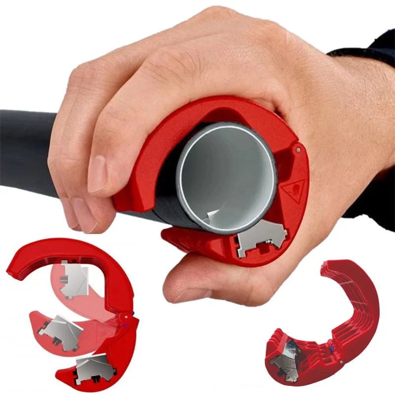 20-50mm Pipe Cutter Scissors Hose Cutters PVC/PU/PP/PE Tube Wire Cable Cutting Tool For Plastic Pipes Sealing Sleeves |