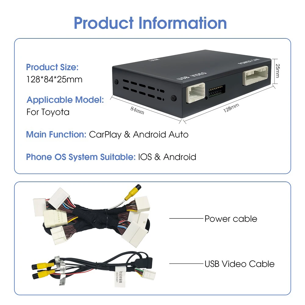 Apple - 『専有』 For Toyota 2014-2019 | Apple Carplay & Android Auto Module
