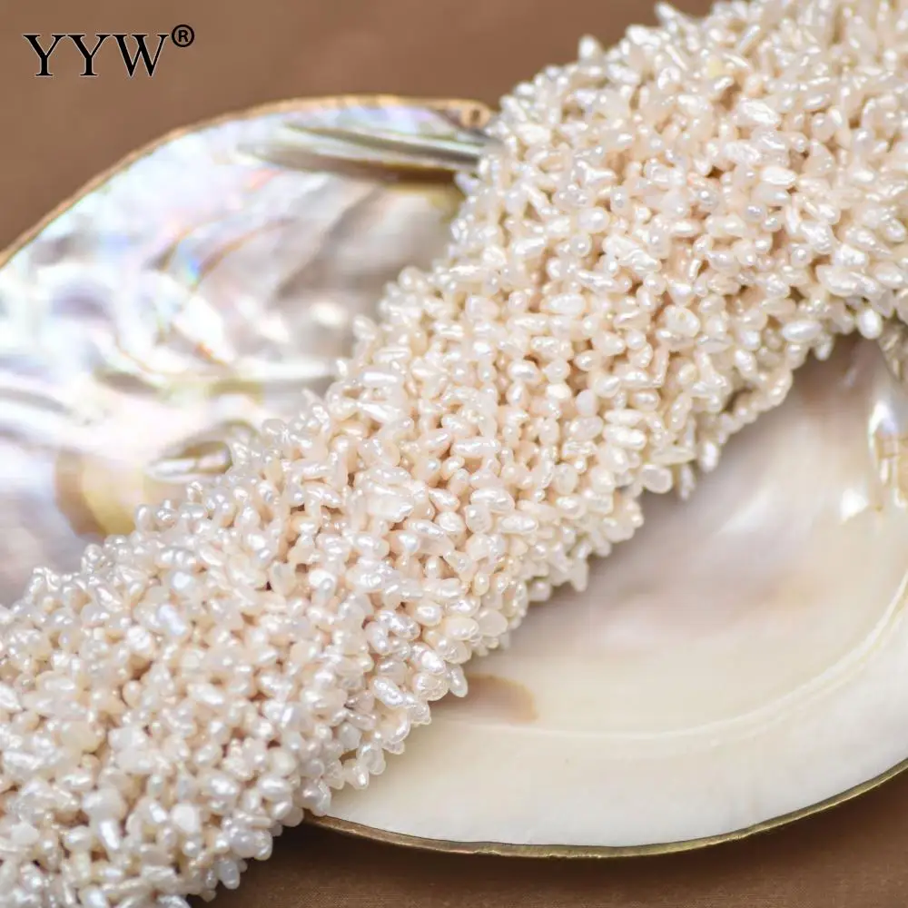 4-5mm Real Natural Freshwater Pearl Beads Top Drilled White Irregular Pearls Bead For Jewelry Making Diy Bracelet Necklace