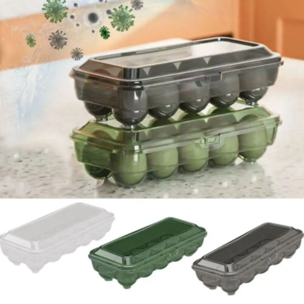 Egg Storage Box 10/15 Grids for Outdoor Camping Picnic