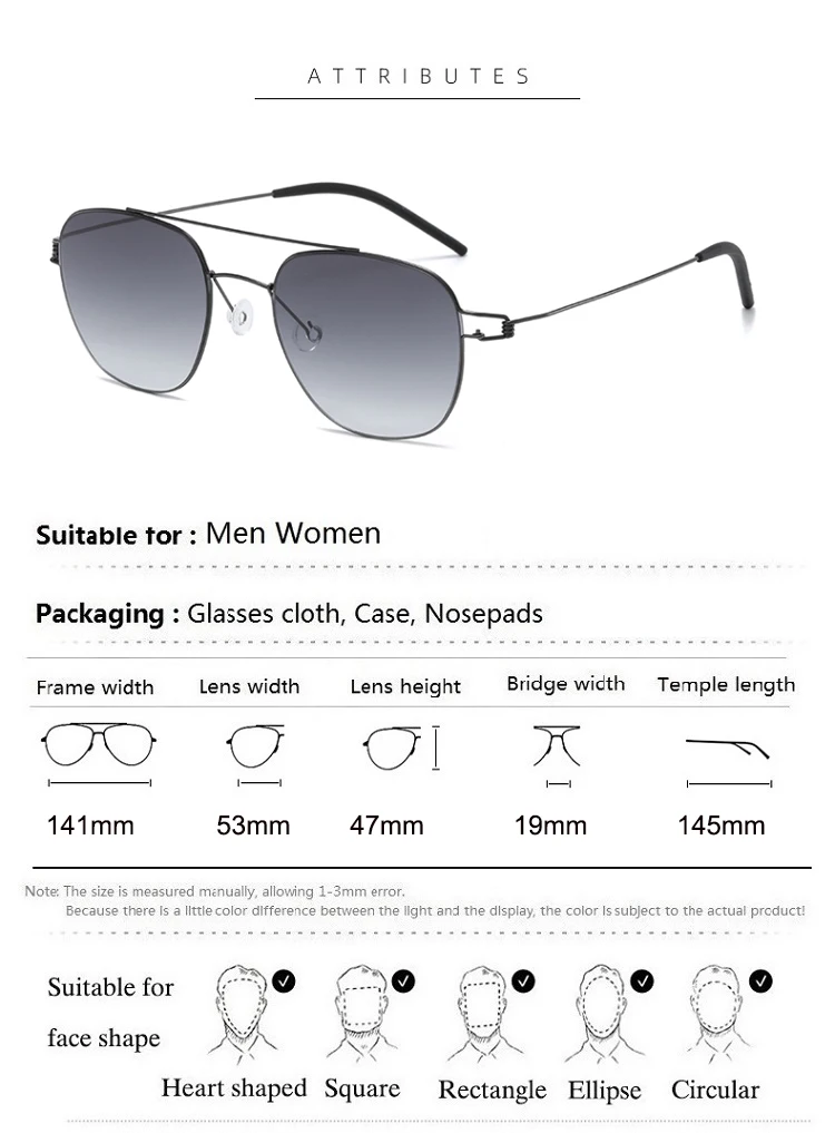 Bobbie Titanium Sunglasses Detail
