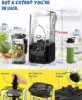 Commercial Blender with Soundproof Shield, 2200 Watt Professional Blenders for Kitchen with 80oz Jar and Self- 5
