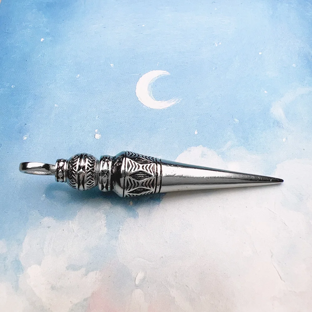 Pendant Mystical Cone Ornaments Winter Fine Jewelry Ethnic Pure 925 Sterling Silver Rebel Gift For Women Men