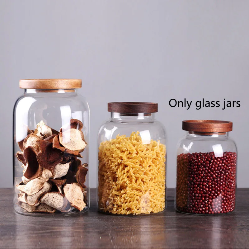 

Grain Storage Container Silicone High Borosilicate Glass