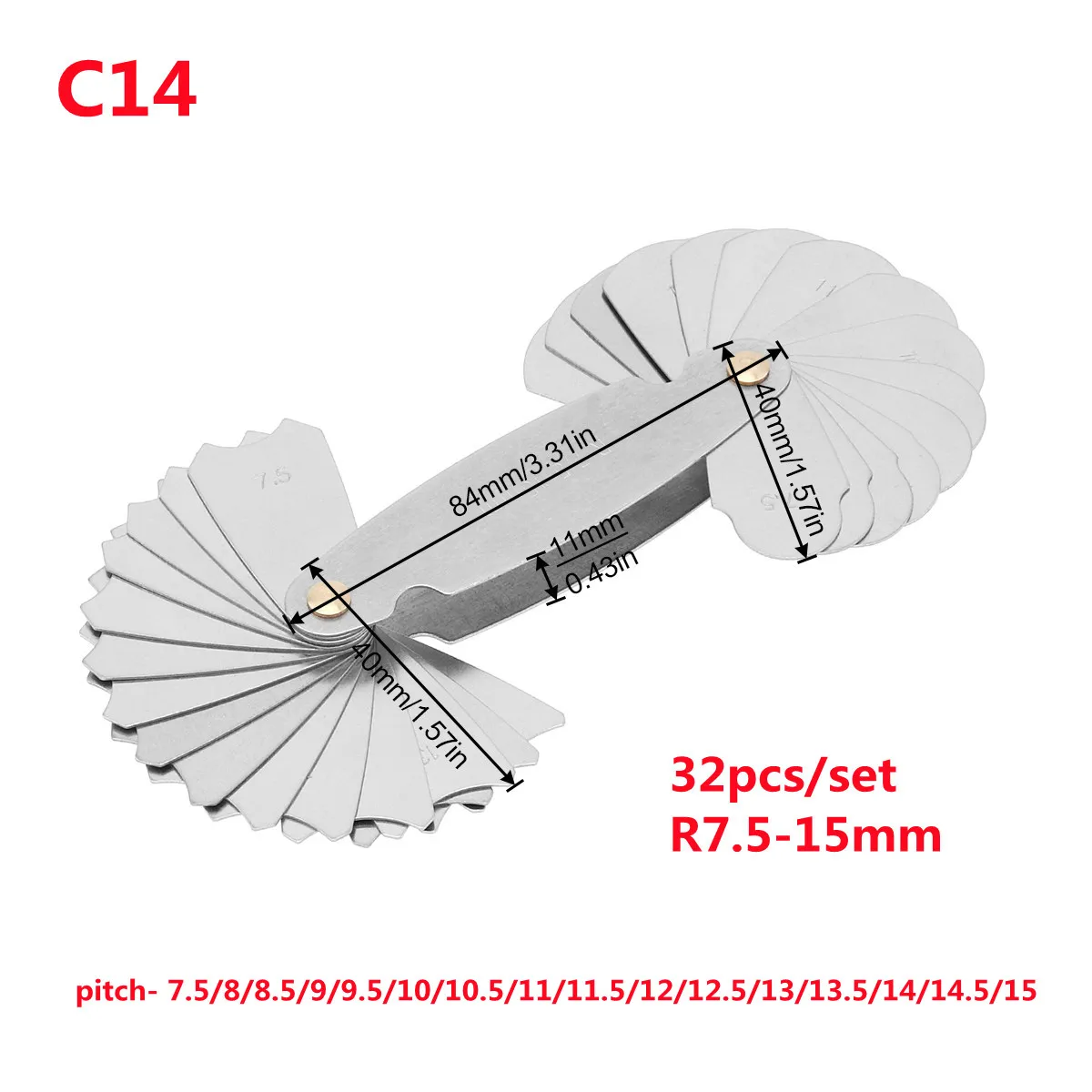 C14 7.5-15mm