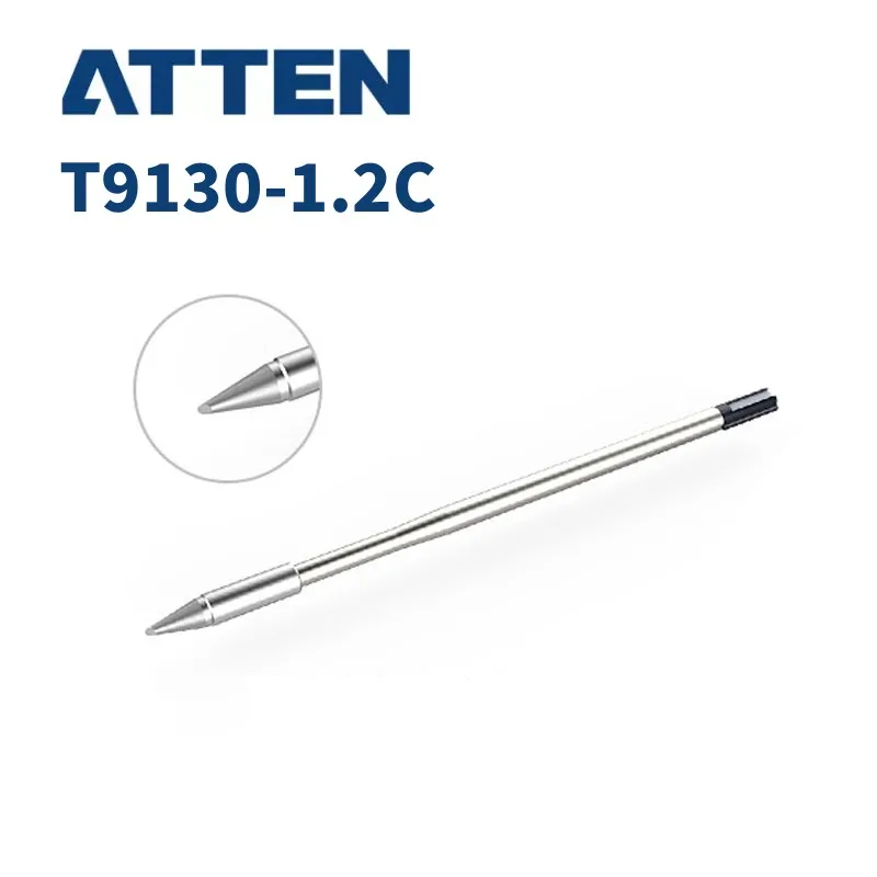 ATTEN T9130-1.2C Soldering Tip for ST-1509 (130W) Y9130 Welder Iron Tip Replacement Part Tool