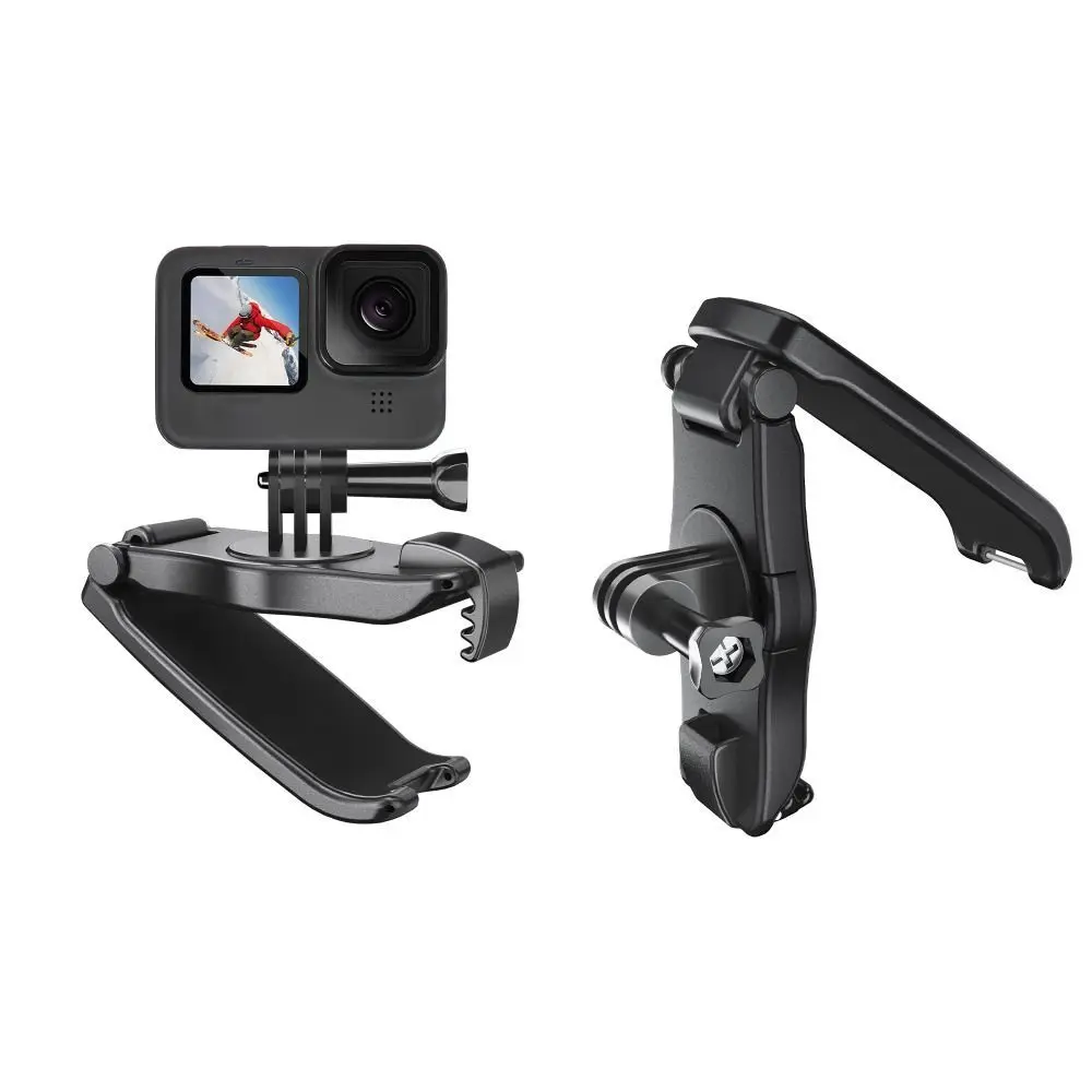 

For Insta360 X3 RS Camera Backpack Clamp For Gopro 11 9 For DJI Action 3 Backpack Strap Clip Rotatable Stable Mount Holder Parts