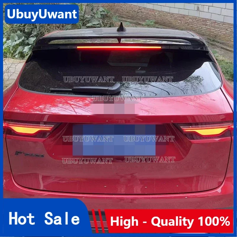 

For Jaguar F PACE 2016 2017 2018 2019 2020 Car Styling REAL Carbon Fiber Rear Roof Spoiler Wing Trunk Lip Boot Cover Car Styling