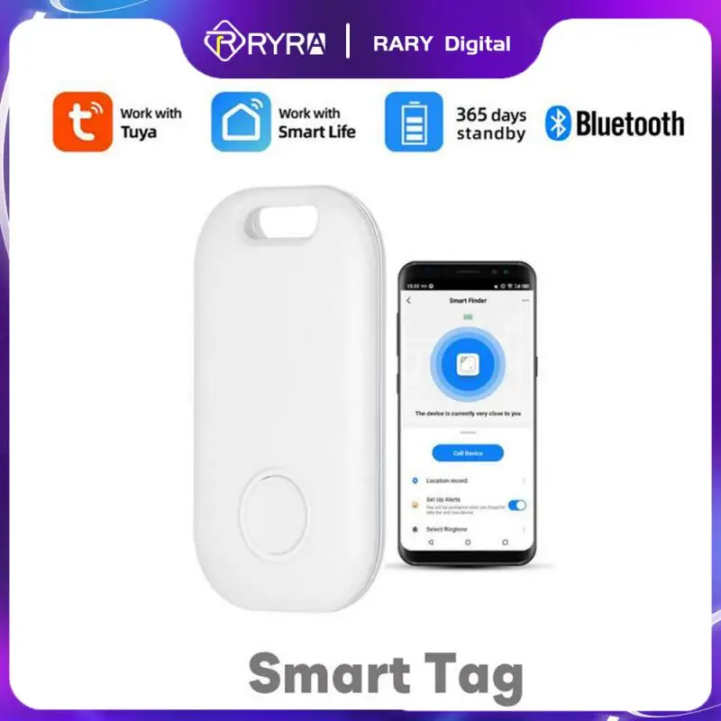 RYRA Smart GPS Tracker Mini Anti Lost GPS Tracker Keychain Alarm