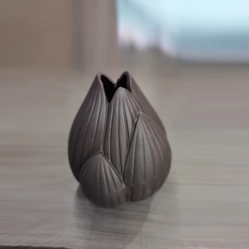 Nordic Ceramic Small Vase, Flower Decor Accessories, Home Dining Table, Bedroom, Living Room, Narrow Mouth, Floral Ornament, 1Pc