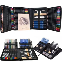 

Portable Pencil Set Art Color Pencil 72/95/144PCS Sketch Drawing Tool Watercolor Oil Pen Painting For Artist School Supplies