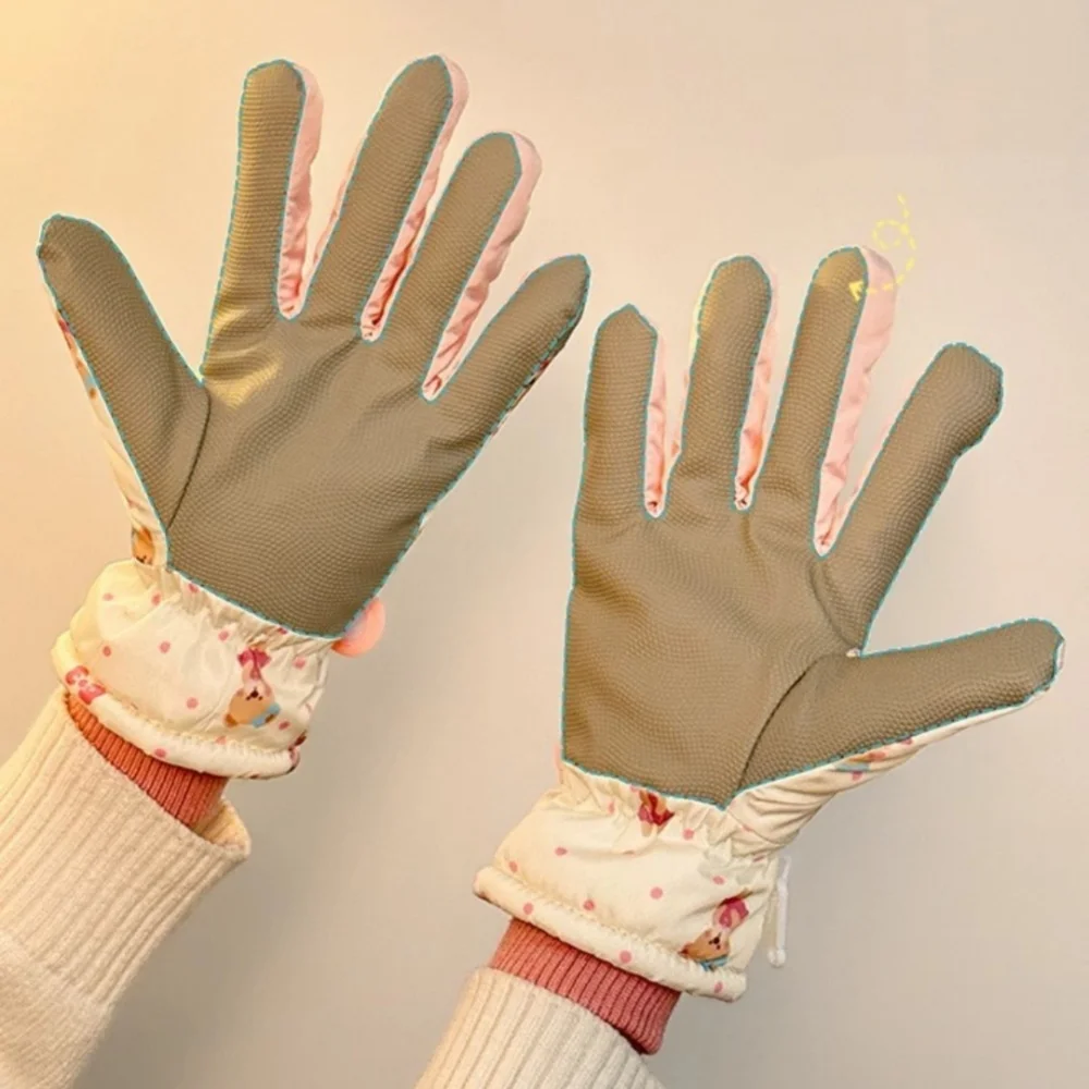 Ski Gloves Anti-Slip Winter Gloves Waterproof Mittens Windproof Outdoor Cycling Gloves For Riding Cycling Outdoor Hiking