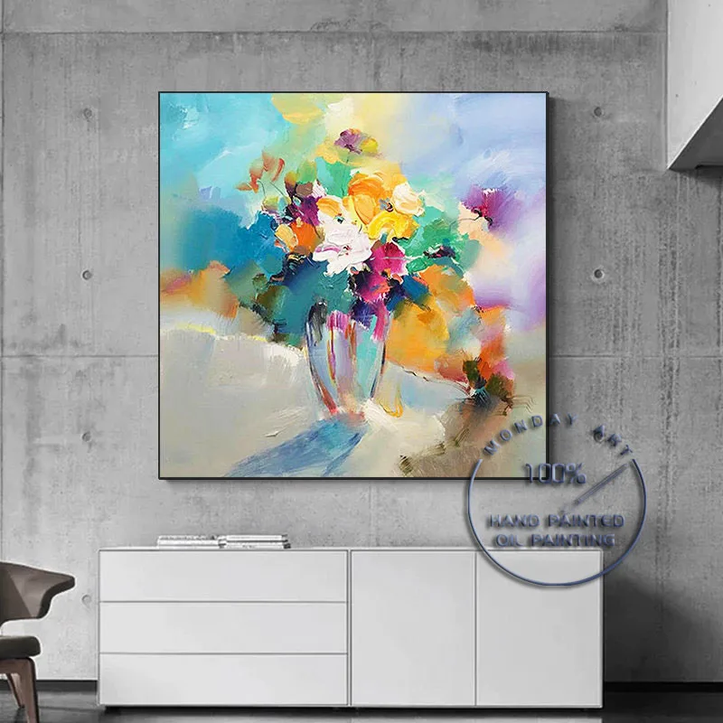 

Hand Painted Abstract Painting Modern Art handmade Oil Painting Texture Acrylic For Living Room Wall Large Home Decoration
