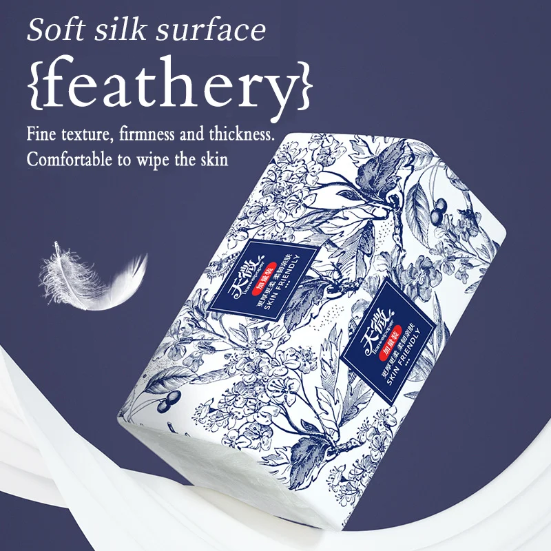 24 packs of drawer paper 5 layer thickened paper towels skin-friendly soft tissue napkins napkins household toilet