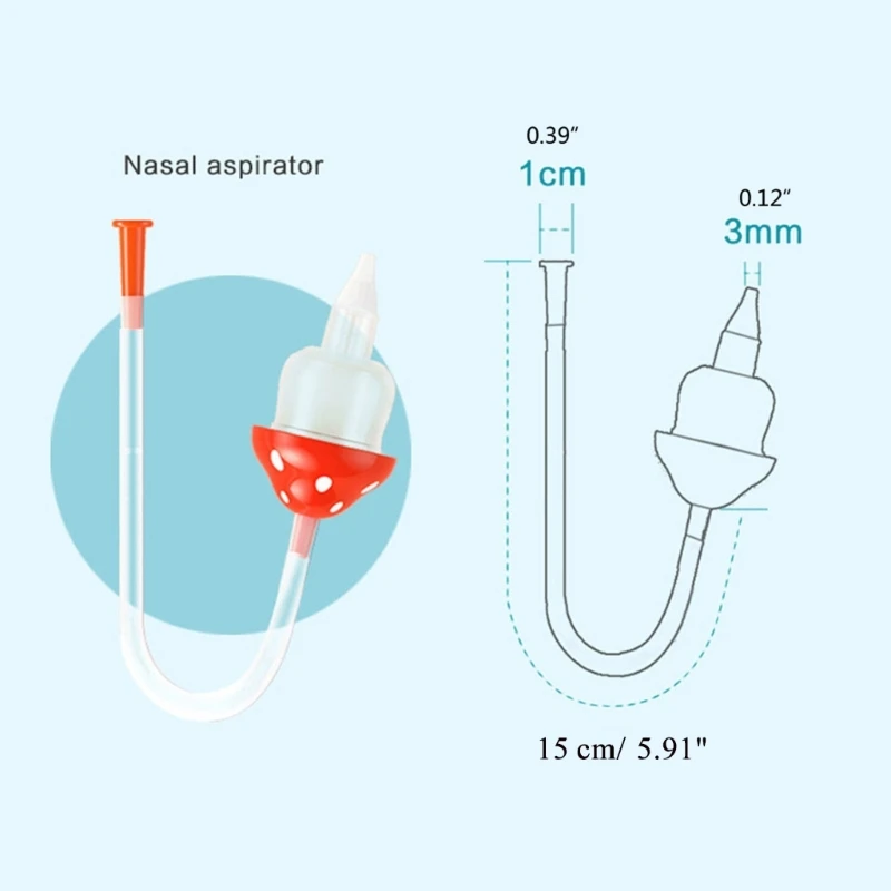 Baby Care Set Newborn Safety Nose Cleaner Kid Vacuum Suction Nasal Aspirator Set Infants Flu Protections Supplies