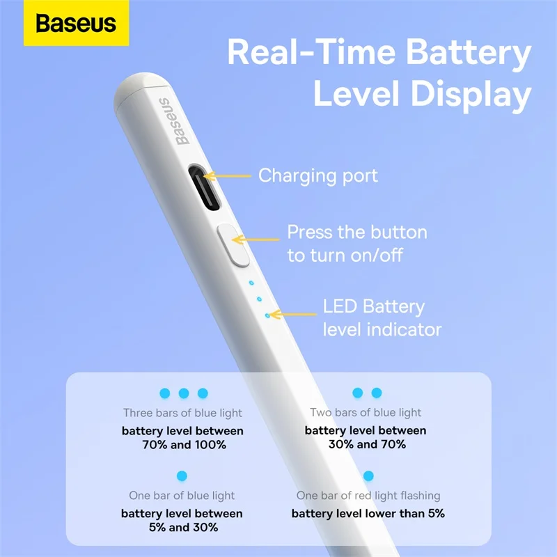 Baseus Stylus Pen For iPad Air 3 4 5 6 For ipad 6 7 8 9 10 For ipad pro For iPad Mini 5 6 For Apple Pencil 2 1