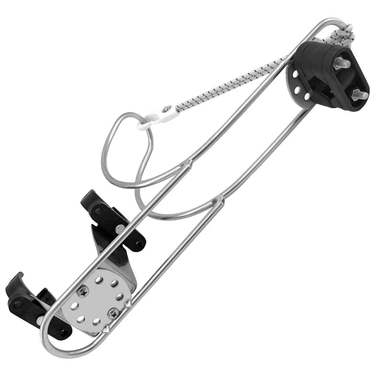 Stainless Steel Swimming Ring Holder Horseshoe Bracket Life Buoys Ring Holder Boat Accessories