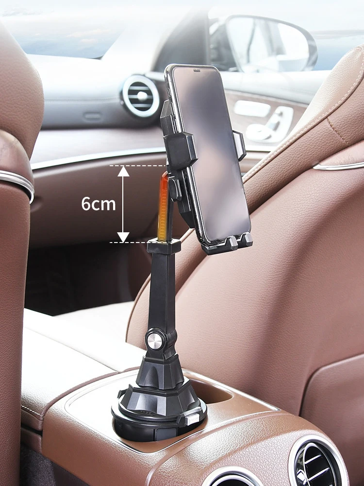 Adjustable Car Cup Holder Cellphone Mount Stand Universal Car Water Cup  Holder Mobile Cell Phone Bracket Support For Iphone 13