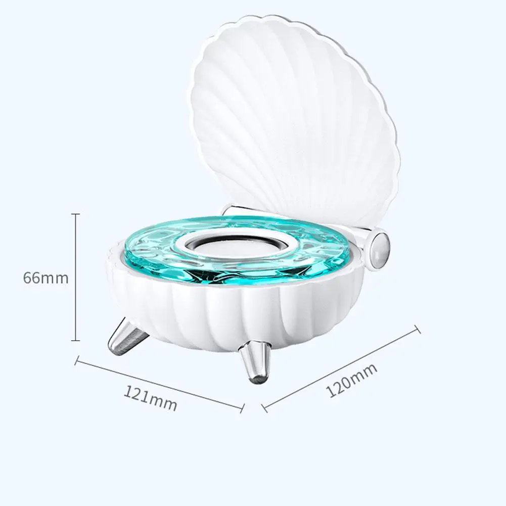 New Shell Bluetooth Speaker Colorful Light Bedroom Mini Bluetooth Speaker Atmosphere Light Cool Fashion Gift