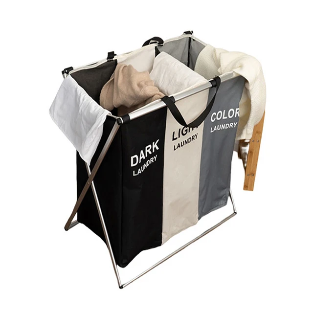 Meidjia 3 Ujj Mosoda Kosár Oxford Kendő Összecsukható Piszkos Ruhák Tároló Szervező Akadályok Otthoni Sundries Kosarak - Image 5