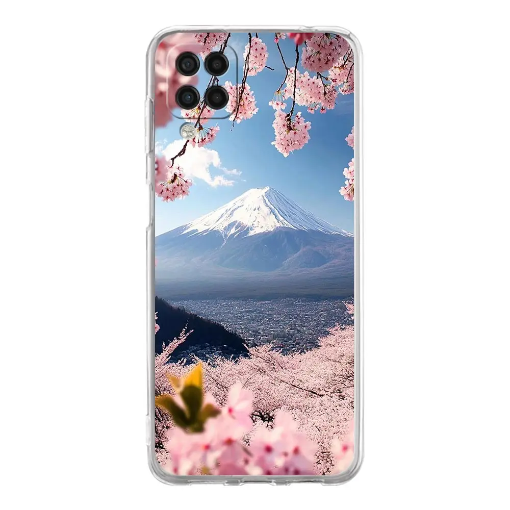 Japan Mount Fuji Cherry Blossom Phone Case Cover
