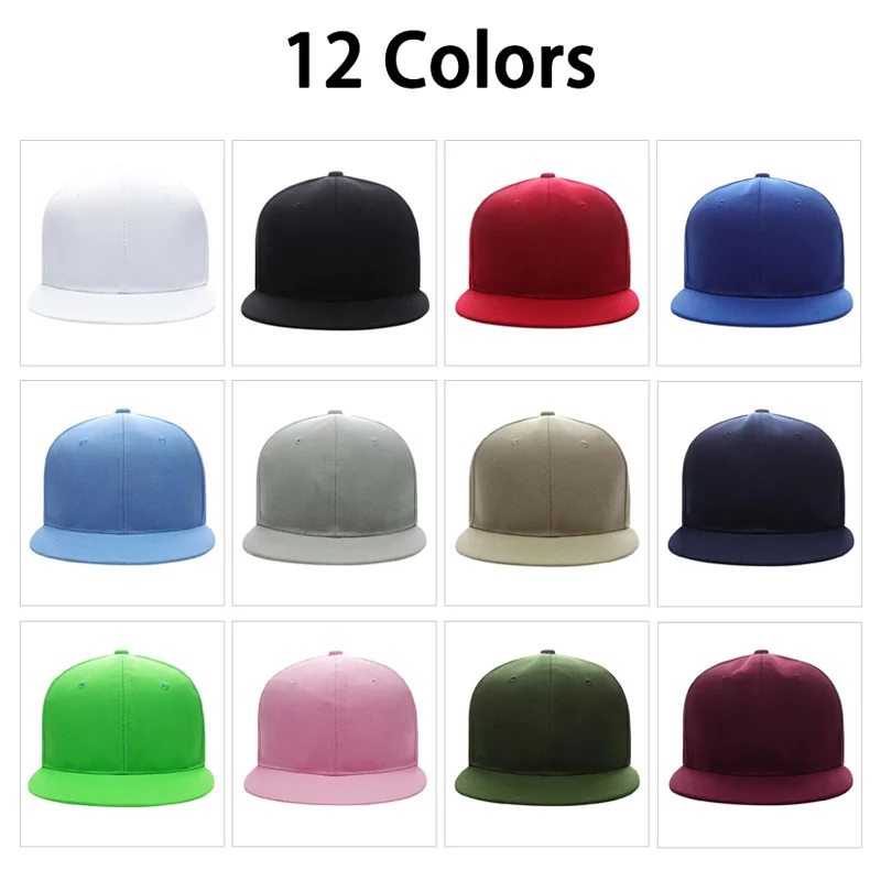 Baseball Cap Custom Logo Men's and Women's Snapback Team Activity DIY Embroidery