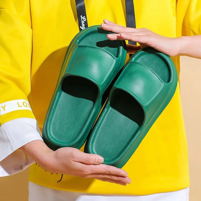 Women's Home Slippers Bathroom Antislip Shoes Fashion Beach Slides Eva