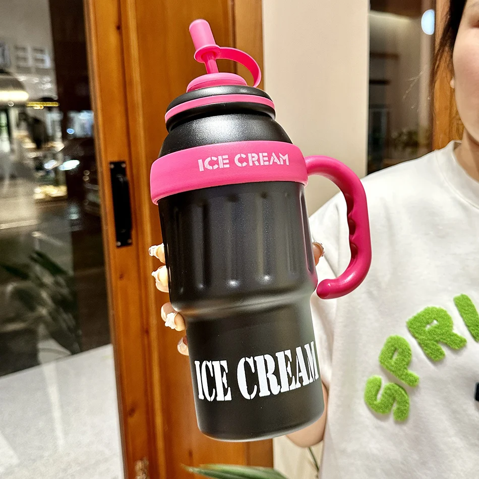 New Large Capacity Thermos Cup With Handle And Straw Stainless Stee Car Portable Travel Thermal Cup Big Mac Thermos Water Bottle - Aliexpress 15 17 New Large Capacity Thermos Cup With Handle And Straw Stainless Stee Car Portable Travel Thermal Cup Big Mac Thermos Water Bottle - Aliexpress 15