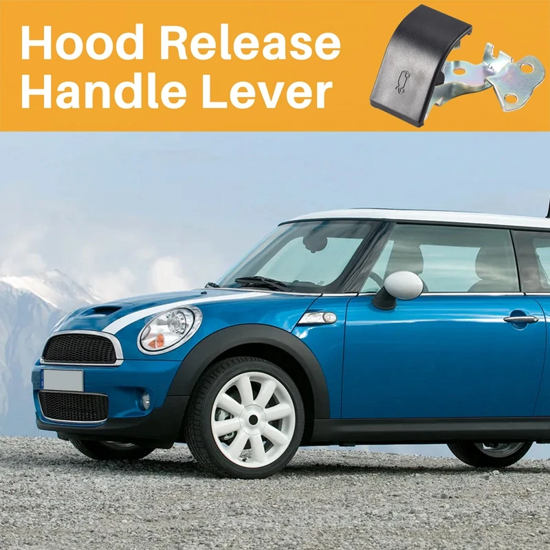 BMW 미니 쿠퍼 후드 릴리스 핸들 레버 51237149591, R56, R57, R58, R59, R60 용