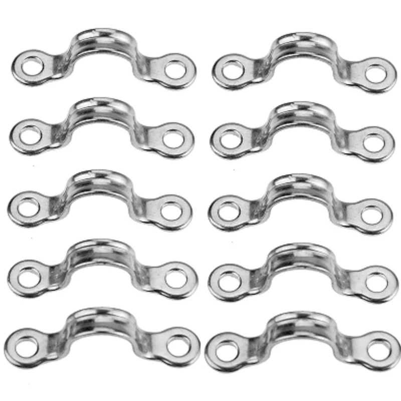 

10Pc 316 Marine Stainless Steel Peck Plate Eye Plates Ceiling Hook Kayak Eye Plate Kayak Pad for Kayak Canoe Kayak Canoe Rigging