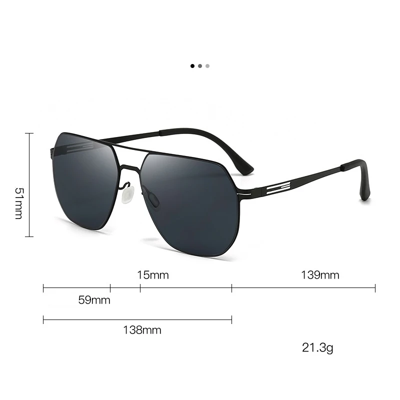 Ultra Light Sunglasses For Men, Square Gradient Glasses For Driving, Fishing Sunglasses Men, 5134