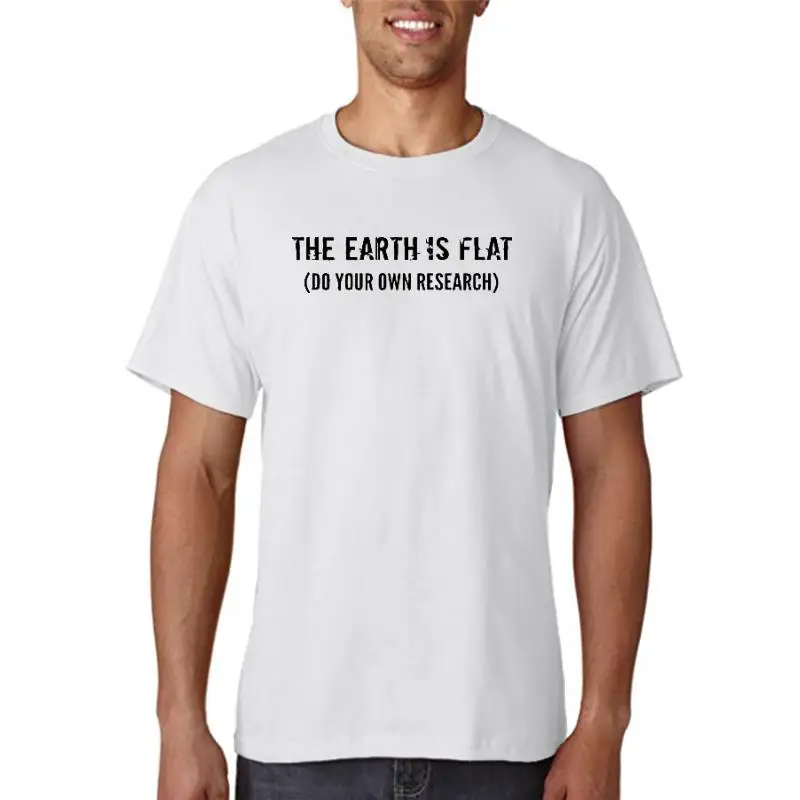 

Title: Designs The new flat earth the earth is flat do your own research t shirt 2022 mens t-shirt Short Sleeve regular tshirt