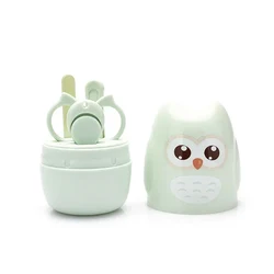 Children's Portable Safe Manicure Kit with Storage Box (Green)