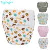 [Sigzagor]1 XL Adult Cloth Diaper Nappy Urinary Incontinence Pocket Reusable Insert Hook and Loop ABDL Age Play 26.7in to 50.4in 1