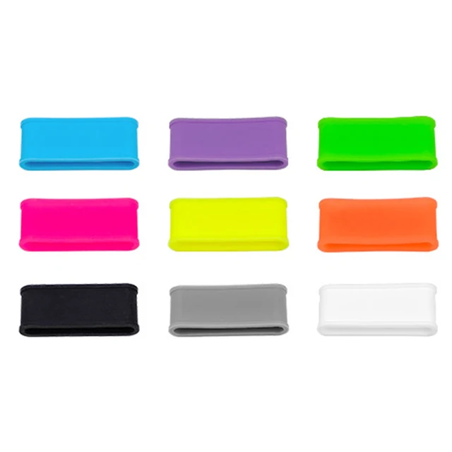 9pcs Pickleball Paddle Racket Grip Bands Tennis Racquet Secures Anti-slip Silicone Overgrip Ring Comfort Grip Strap 2