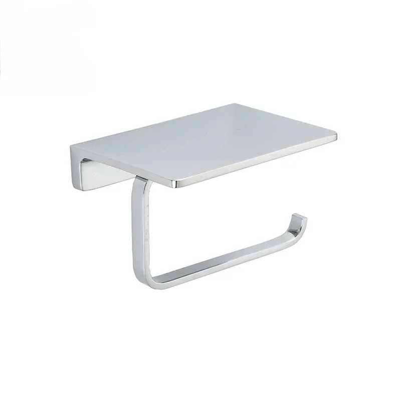 Toilet tissue holder, wall-mounted roll holder, mobile phone rack