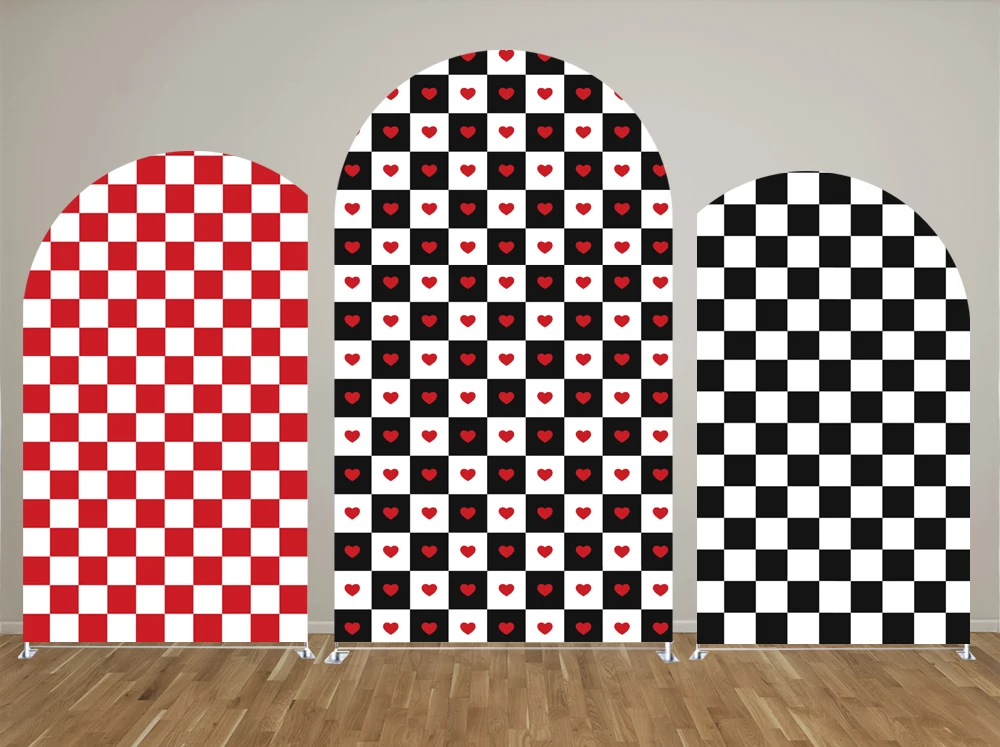 

Arch Backdrop Covers for Parties, Arched Panels Wedding Birthday and Baby Shower Party Decoration Props