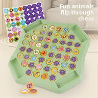 Children's flip chess parent-child interactive battle tabletop game, focus training, memory chess puzzle toy 1