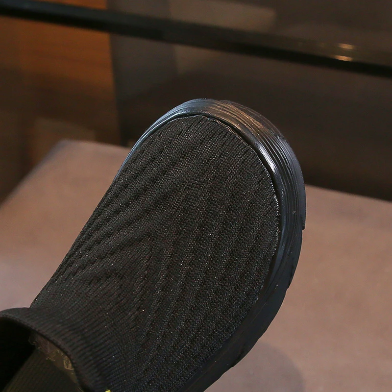 Breathable Casual Slip On Sneakers For Kids Autumn