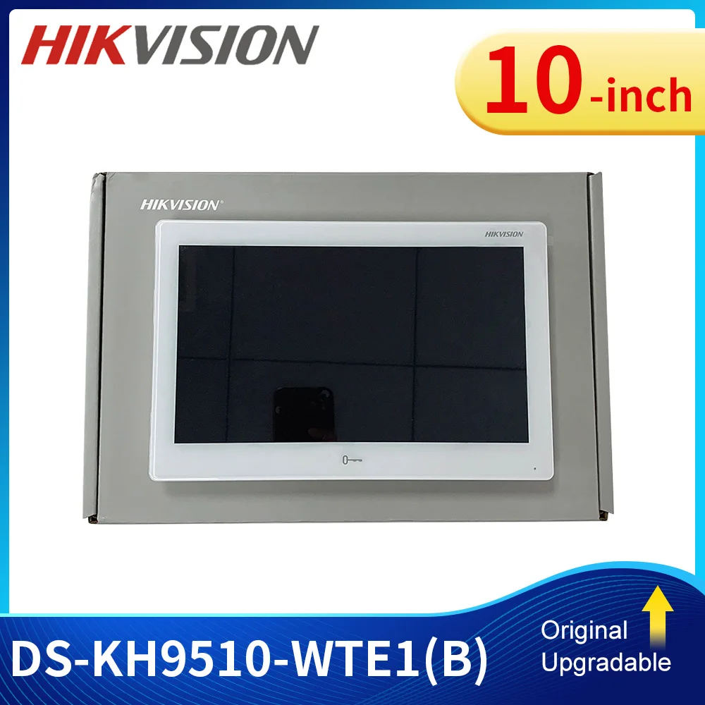 Hikvision Ds-Kh9510-Wte1(B) Videocitofono Ip Da 10 Pollici Stazione Interna Monitor Schermo Wifi Poe Per La Sicurezza Dell'Appartamento Domestico Inte