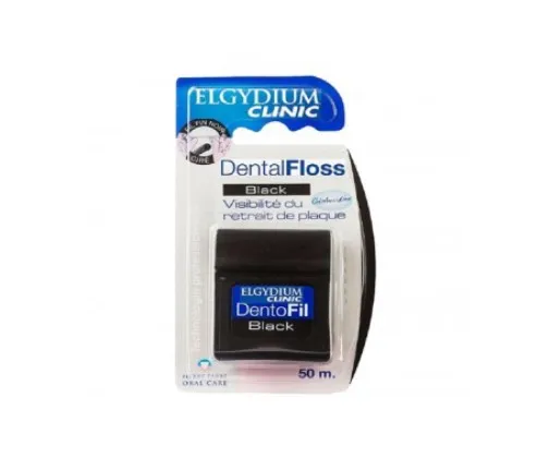 ELGYDIUM CLINIC DENTAL floss black 50M 176730 |