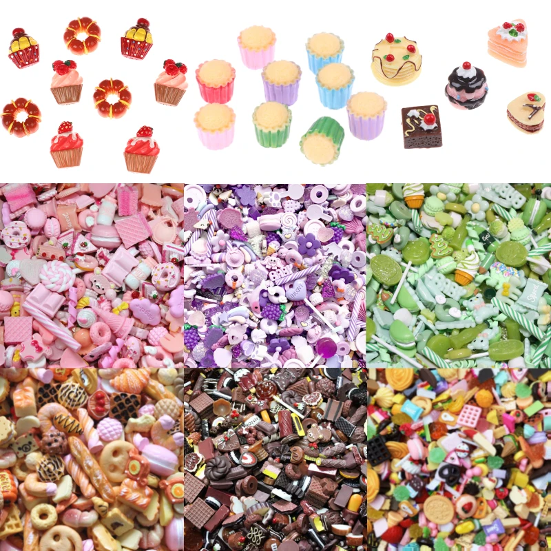 Kawaii Chocolate Cookies Miniature Doll house Kitchen Decoration Bakery For Children Kids Pretend Play Toys