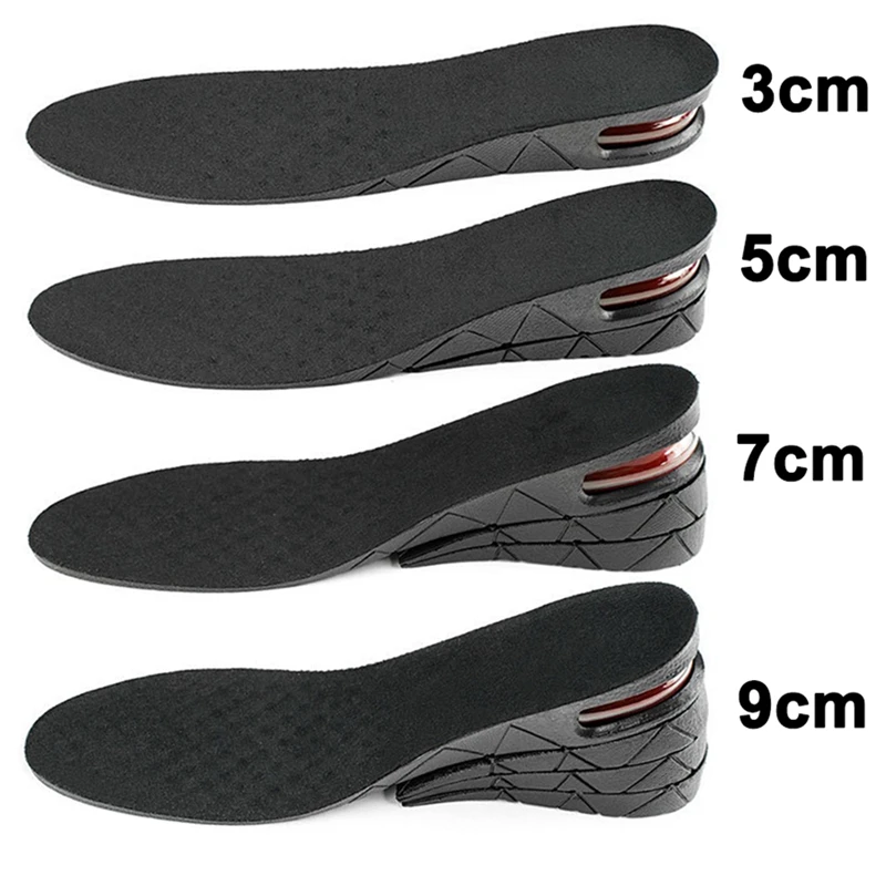 

1Pair Height Increase Insole for Feet 3cm 5cm 7cm 9cm Variable Height Shoes Insoles Men Women Air Shock Absorbing Shoe Pads