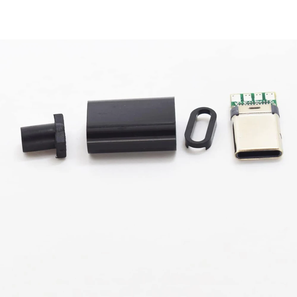 5/10세트 USB 3.1 타입 C 커넥터 수 플러그 DIY 솔더 와이어 USB C 수 어댑터 케이블 DIY 데이터 라인 인터페이스 수 소켓
