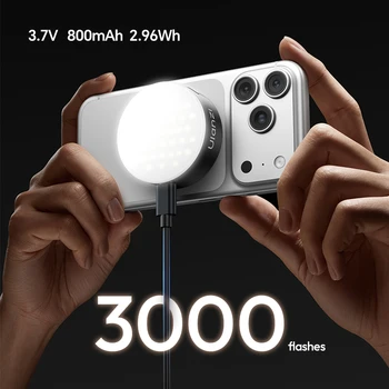 Ulanzi MFL01 Mini Portable Phone Flash 10W 2500k-8500k Flash Mode Fill Light Mode for Outdoor Travel Livestreaming Vlogging Shot