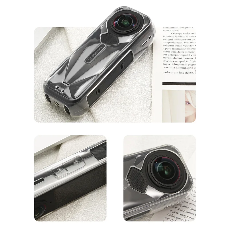 Soft Silicone Transparent Anti-Fall Protective Case