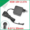 19V 2.37A 45W 4.0*1.35mm Laptop Notebook Power Supply Adapter Charger ADP-45BW For Asus Zenbook UX305 UX21A UX32A X201E UX52